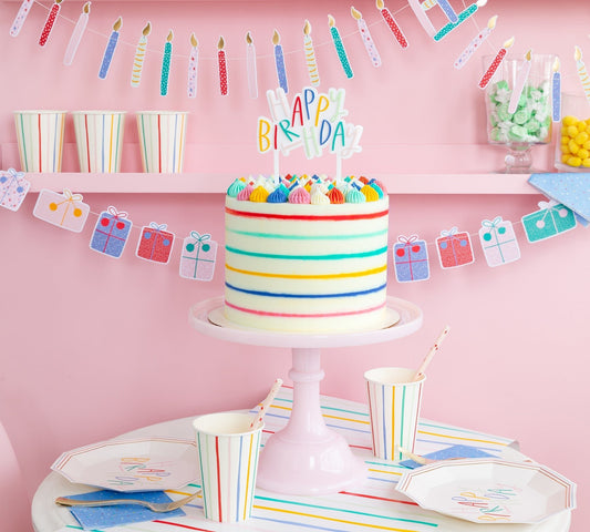 Oui Party Birthday Acrylic Cake Topper - Oh My Darling Party Co-Birthdaybirthday boybirthday girl #Fringe_Backdrop#