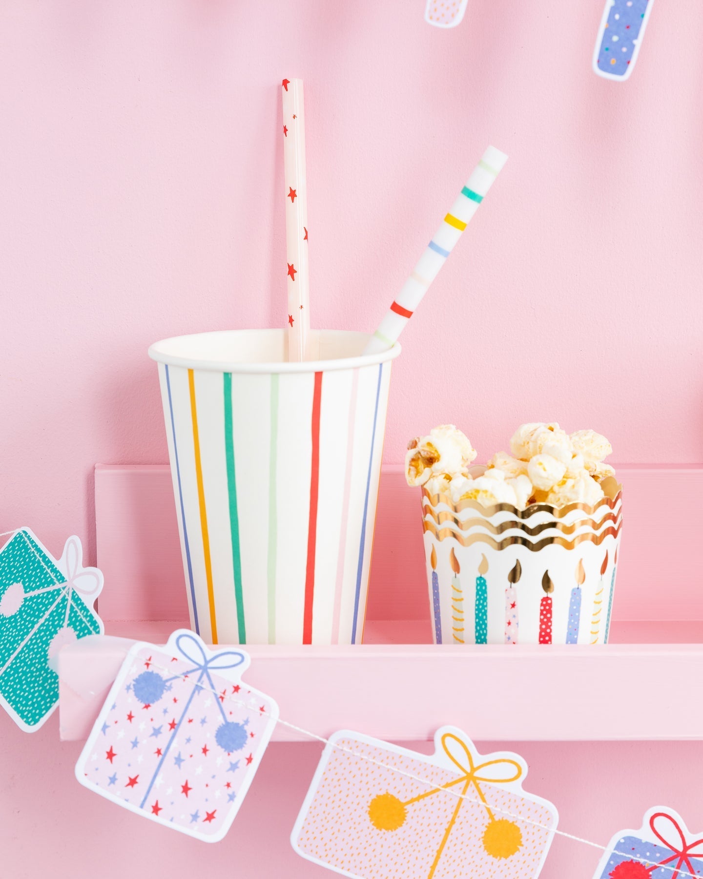 Oui Party Striped Straws - Oh My Darling Party Co-Birthdaybirthday boybirthday cups #Fringe_Backdrop#
