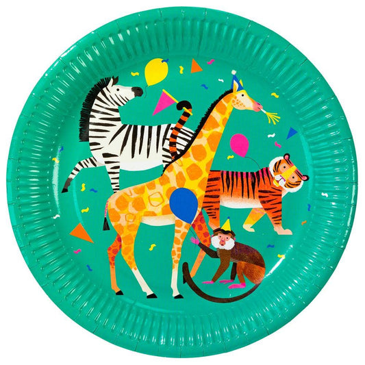 Party Animal Plates - Oh My Darling Party Co-circusFairejungle #Fringe_Backdrop#