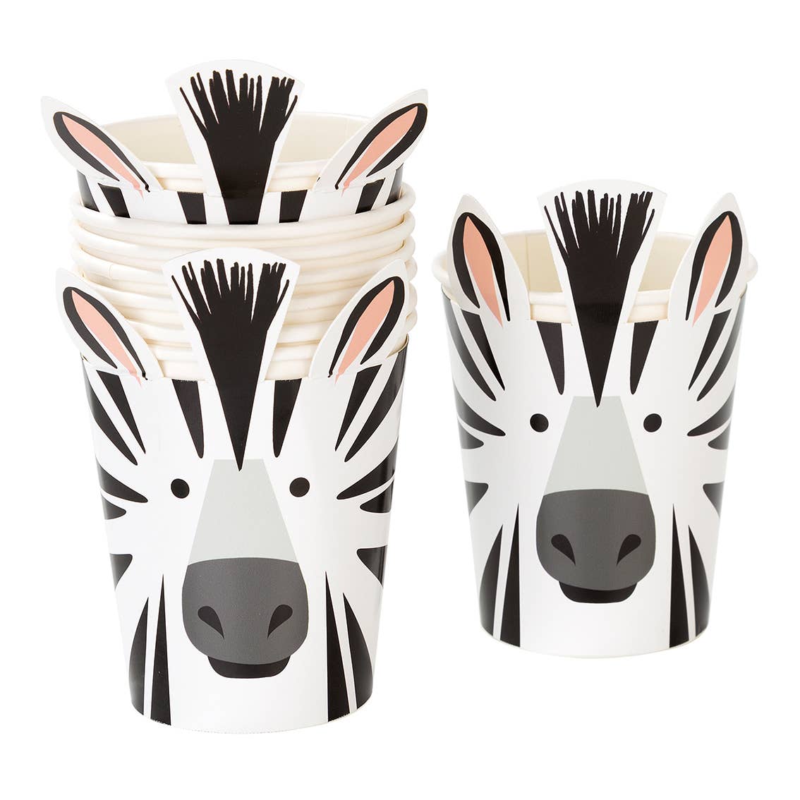 Party Animals Zebra Cups - Oh My Darling Party Co-circuscupsFaire #Fringe_Backdrop#