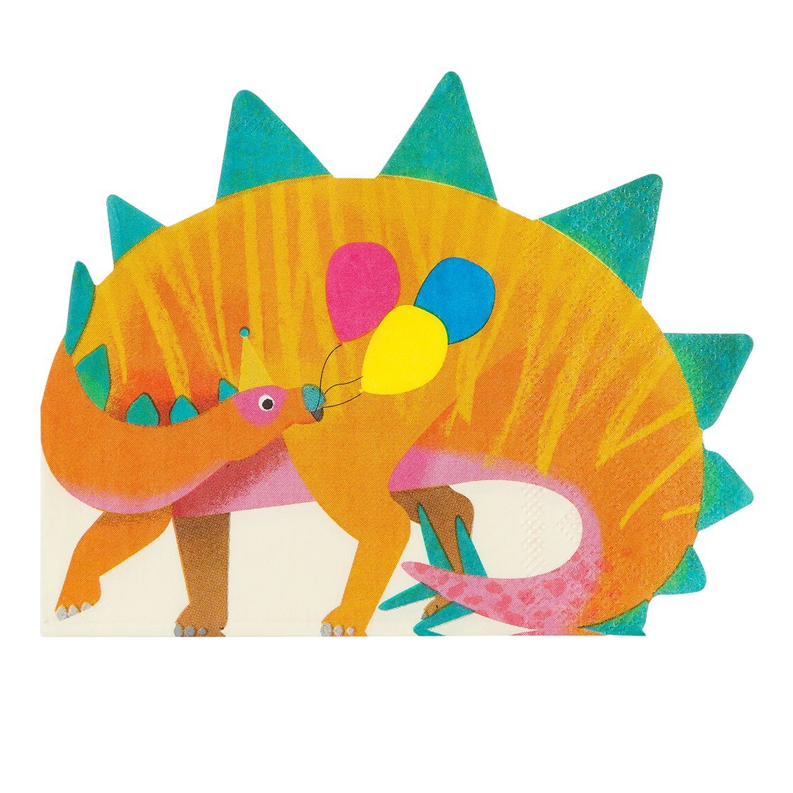 Party Dinosaur Shaped Napkins - Oh My Darling Party Co-dinodino rawrdinosaur #Fringe_Backdrop#