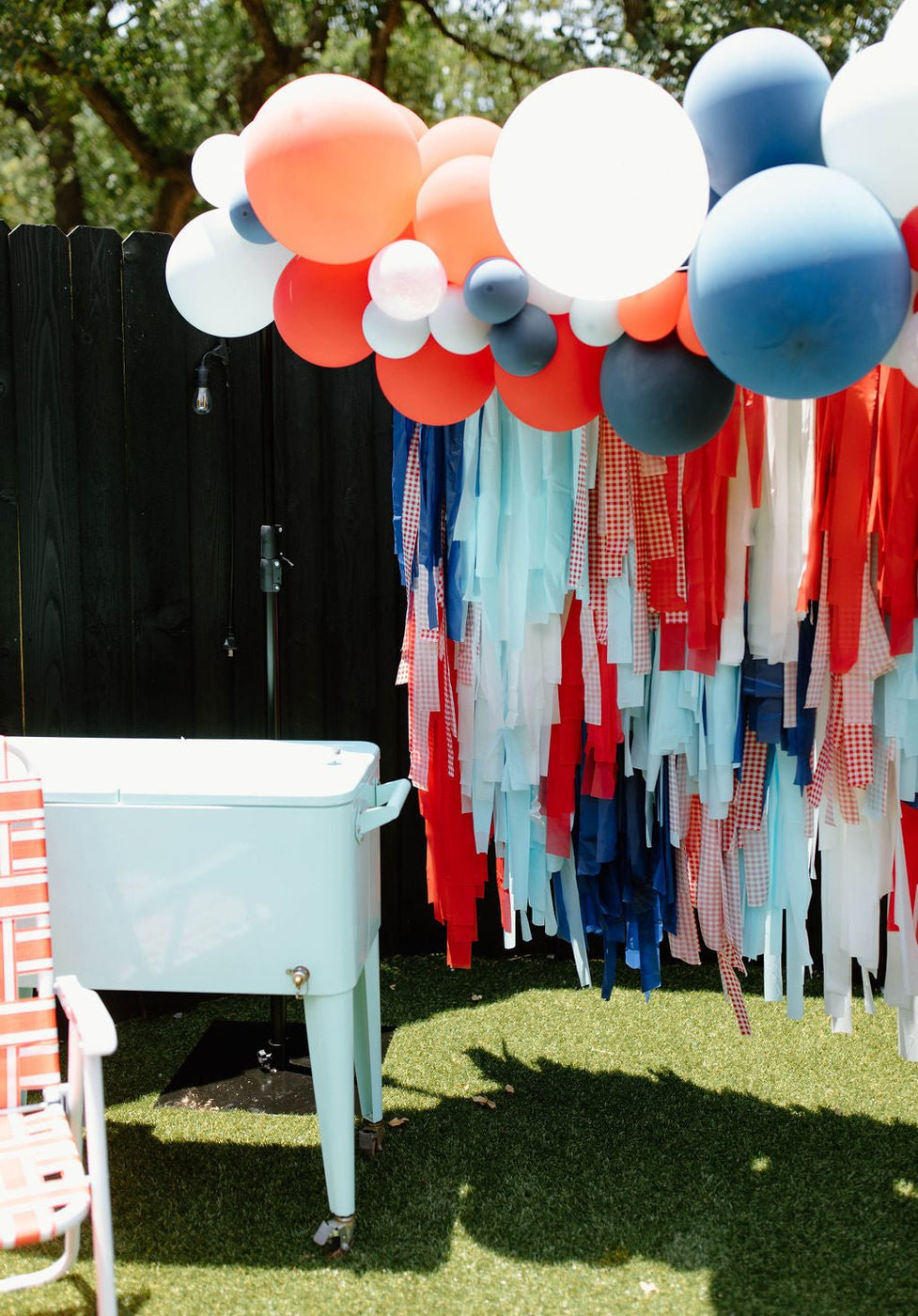 Picnic on the 4th of July Backdrop - Oh My Darling Party Co-birthday boyboy partydefault #Fringe_Backdrop#