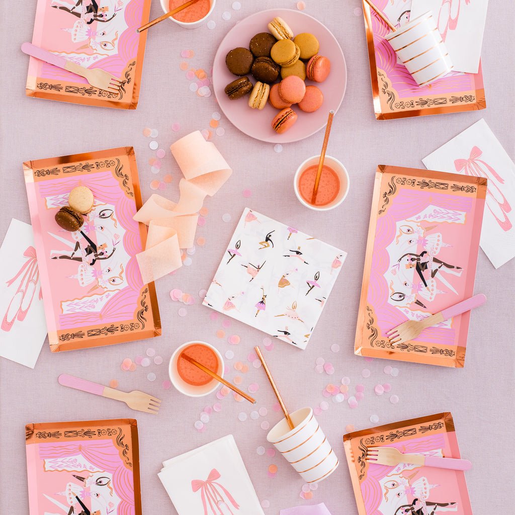 Pirouette Guest Napkins - Oh My Darling Party Co-balletdanceFaire #Fringe_Backdrop#