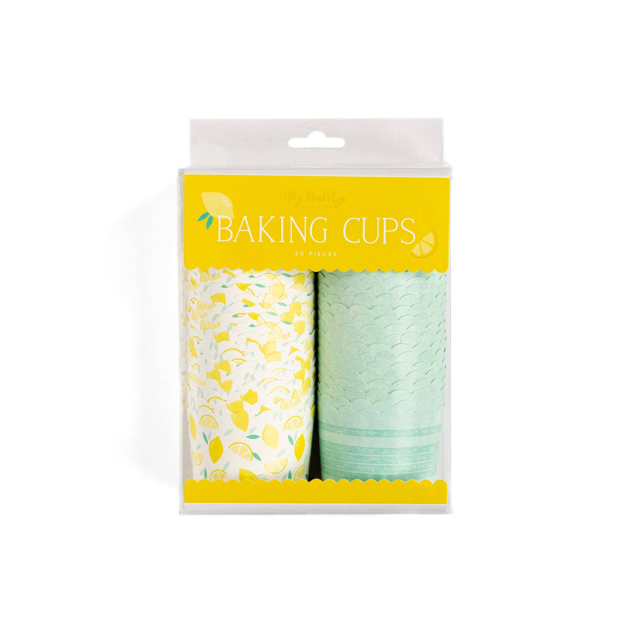 PLCC676 - Light Blue and Yellow 5 oz Food Cups (50 pcs) - Oh My Darling Party Co-Faire #Fringe_Backdrop#
