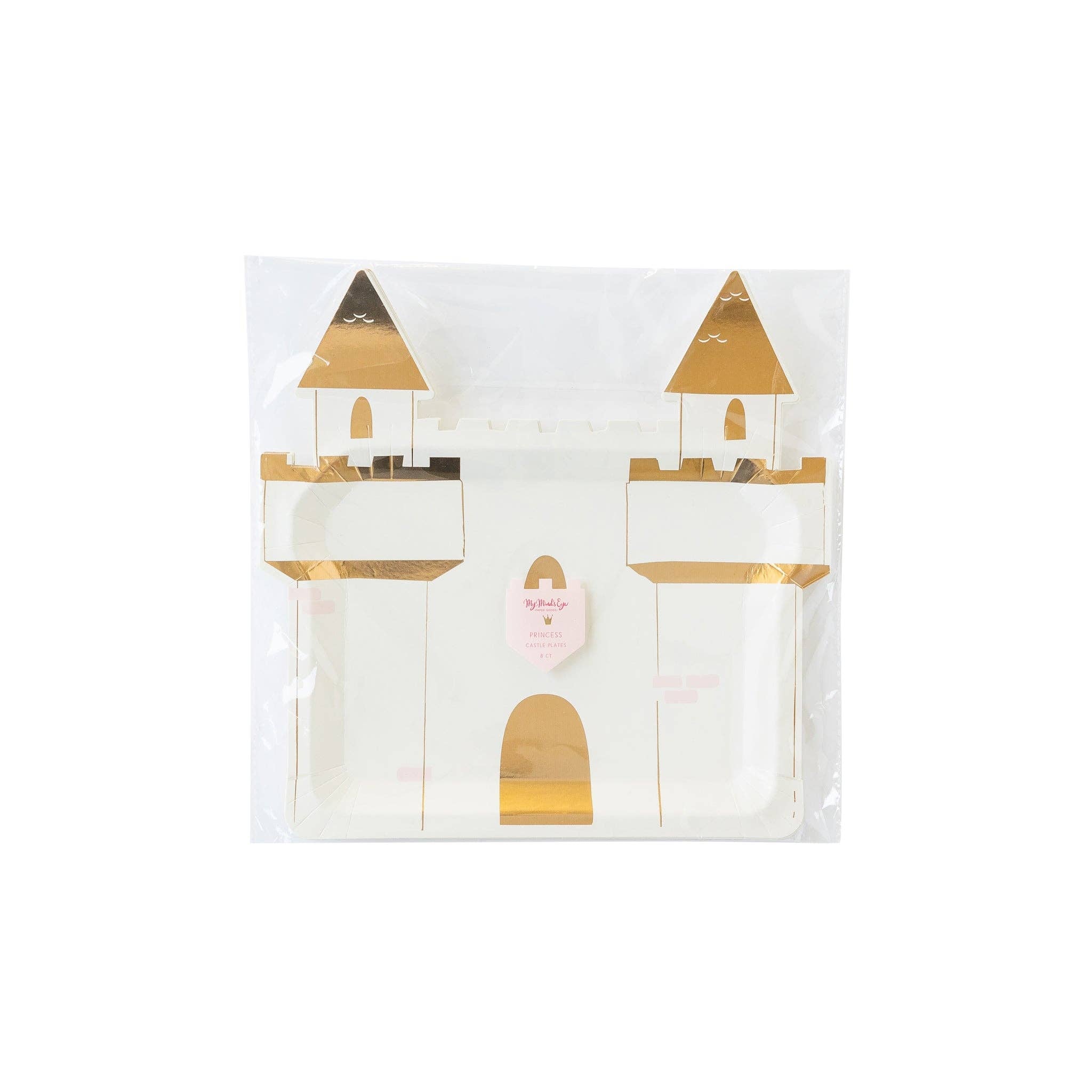 PRC841 - Princess Castle Shaped Plate - Oh My Darling Party Co-Faire #Fringe_Backdrop#