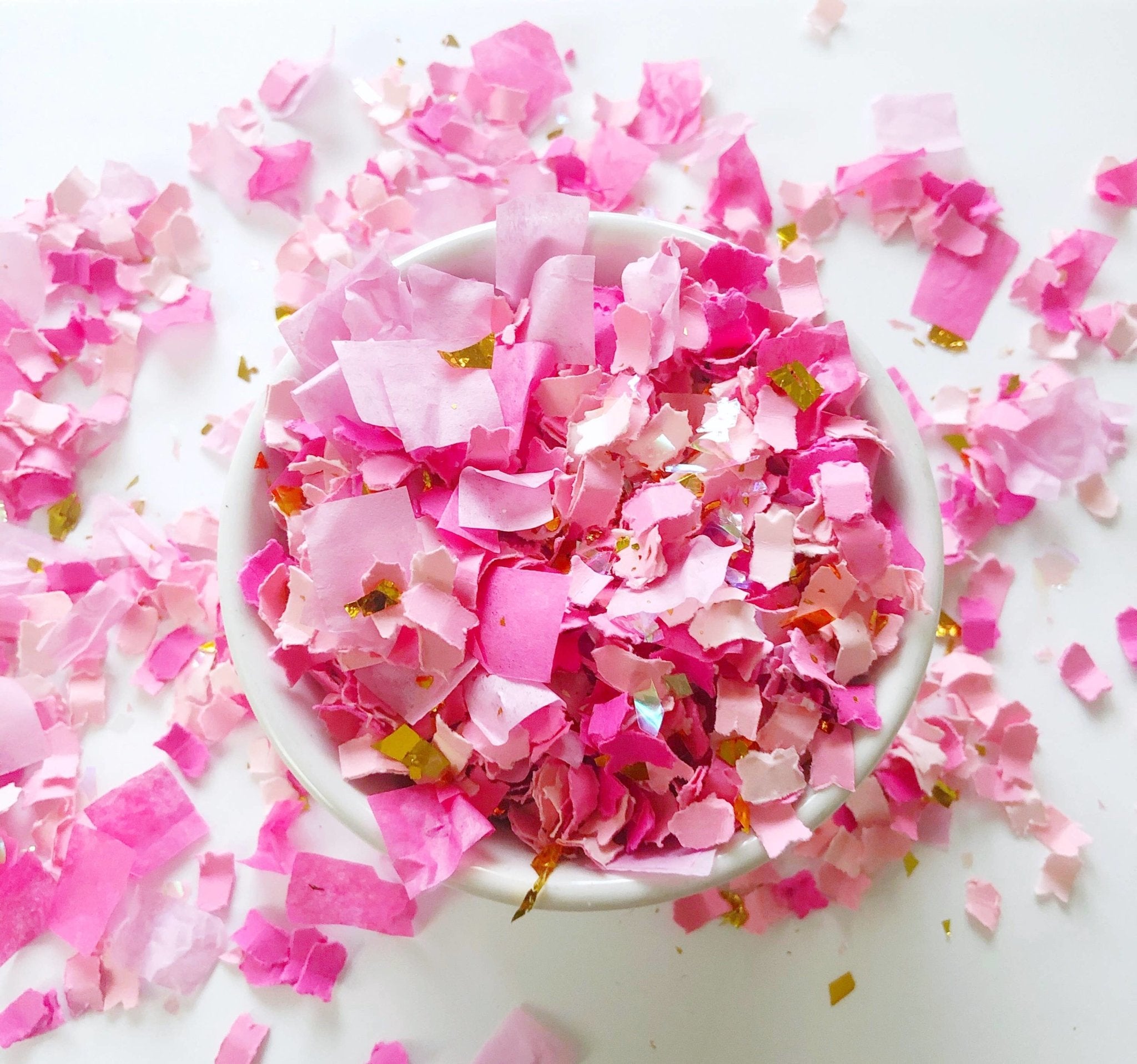 Pretty in Pink Confetti Mix - Oh My Darling Party Co-Faire #Fringe_Backdrop#