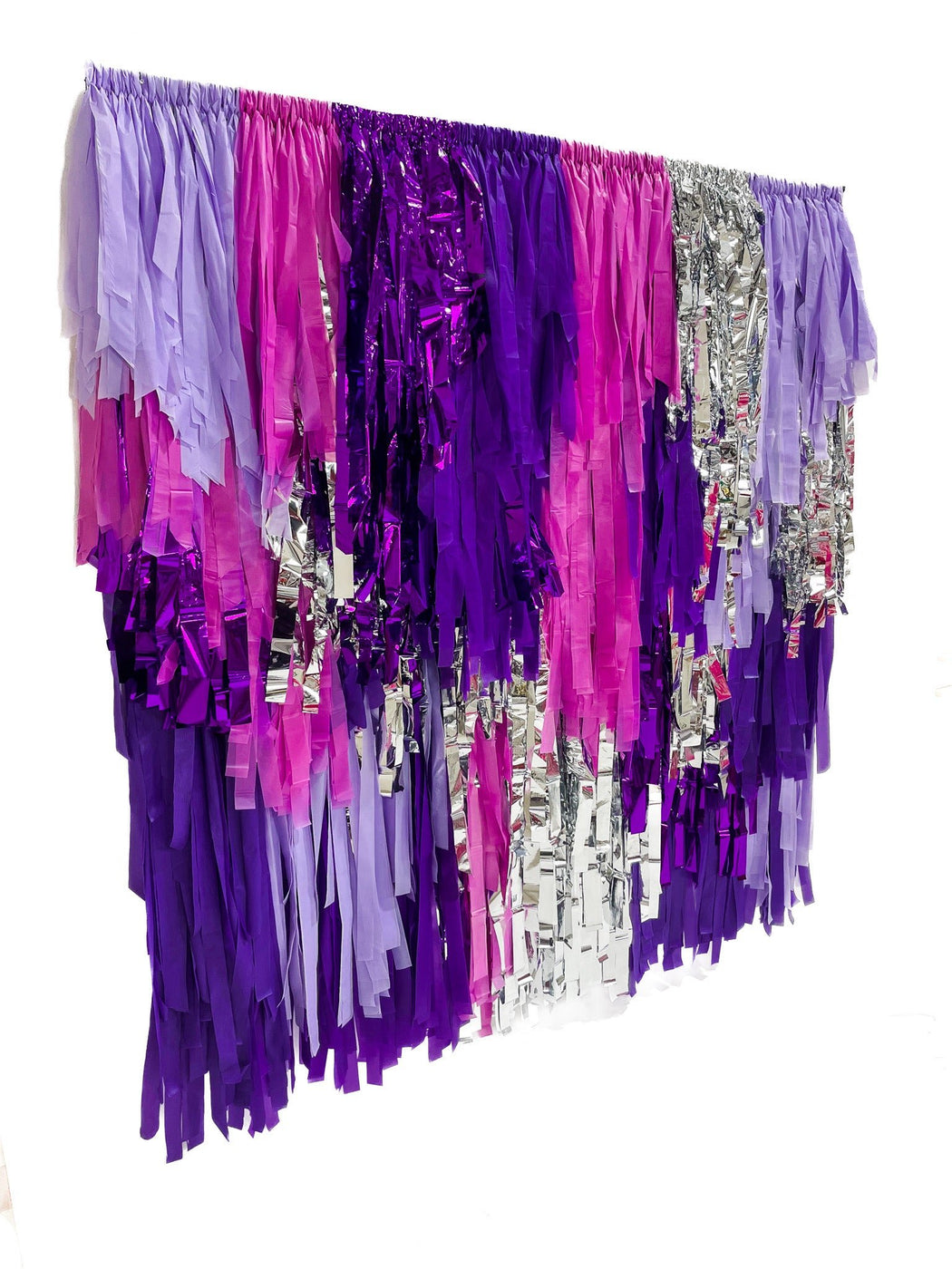 Purple Reign Backdrop - Oh My Darling Party Co-bachelorettebest sellersbridal shower #Fringe_Backdrop#