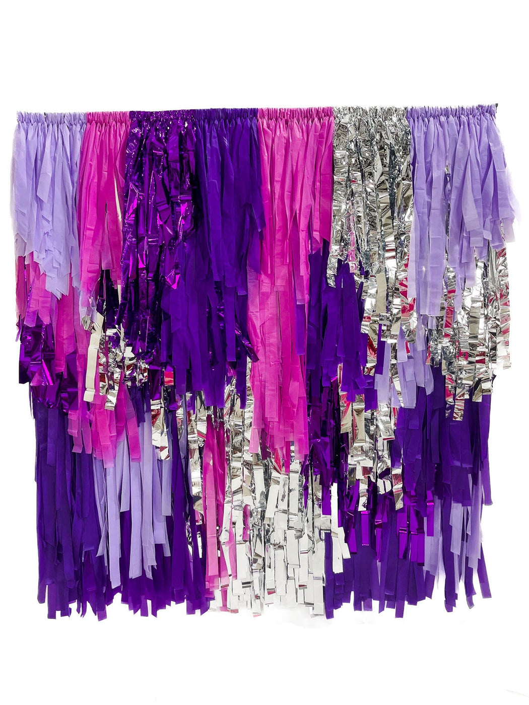 Purple Reign Backdrop - Oh My Darling Party Co-bachelorettebest sellersbridal shower #Fringe_Backdrop#