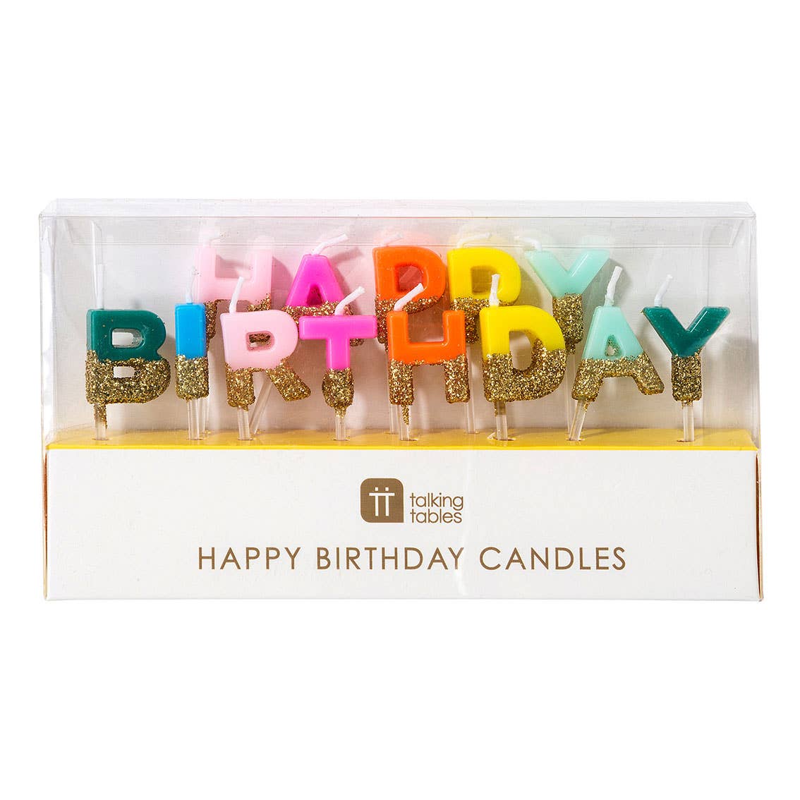 Rainbow Happy Birthday Candles - Oh My Darling Party Co-birthday candlesbright rainbowcake candles #Fringe_Backdrop#