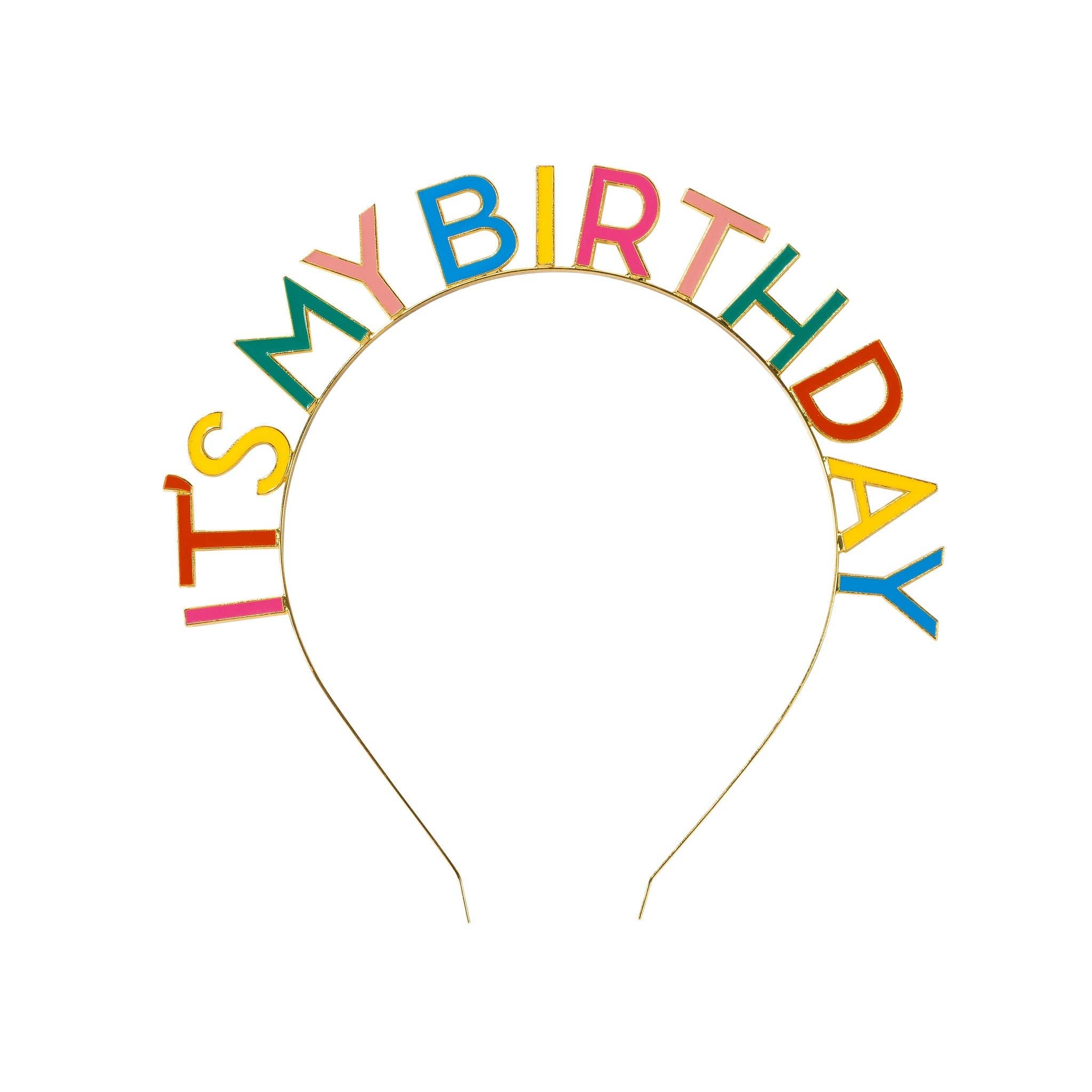 Rainbow 'It's My Birthday' Headband - Oh My Darling Party Co-Faire #Fringe_Backdrop#