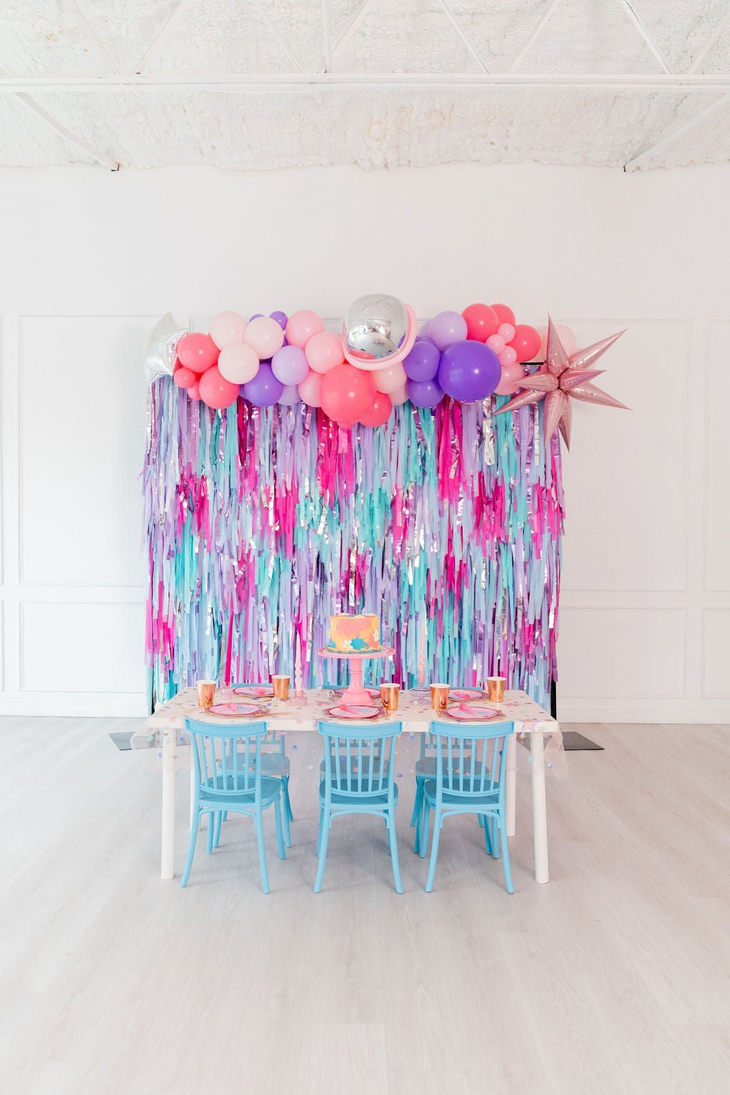 Ready To Ship: Interstellar Fringe Backdrop - Oh My Darling Party Co-backdrops for partyBirthday Partybridal party #Fringe_Backdrop#