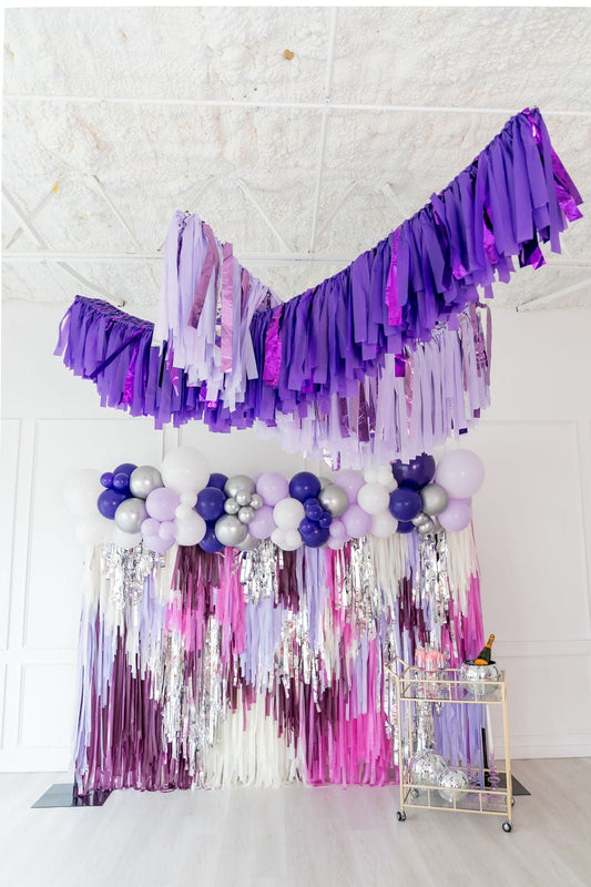 Ready To Ship: Love Potion Fringe Backdrop - Oh My Darling Party Co-baby showerbirthday decorationsbridal #Fringe_Backdrop#