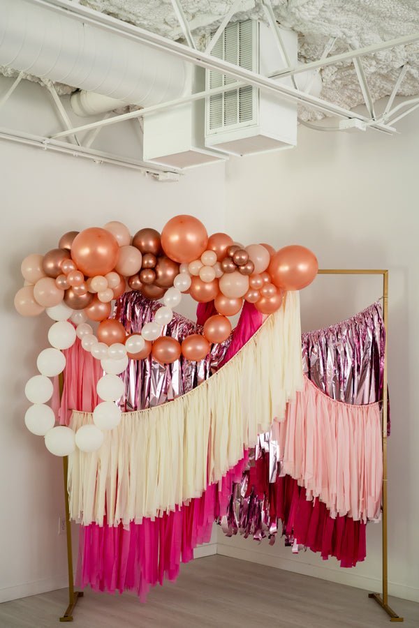 Ready To Ship: Pretty In Pink Garland Set - Oh My Darling Party Co-sale #Fringe_Backdrop#