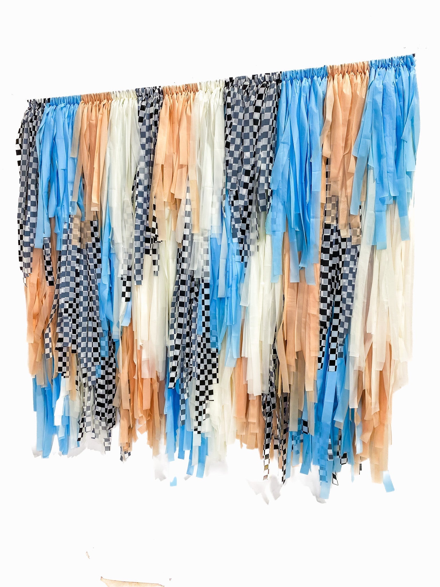 Ready To Ship: Vrooming Into Two Fringe Backdrop - Oh My Darling Party Co-baby bluebirthday boybirthday decorations #Fringe_Backdrop#