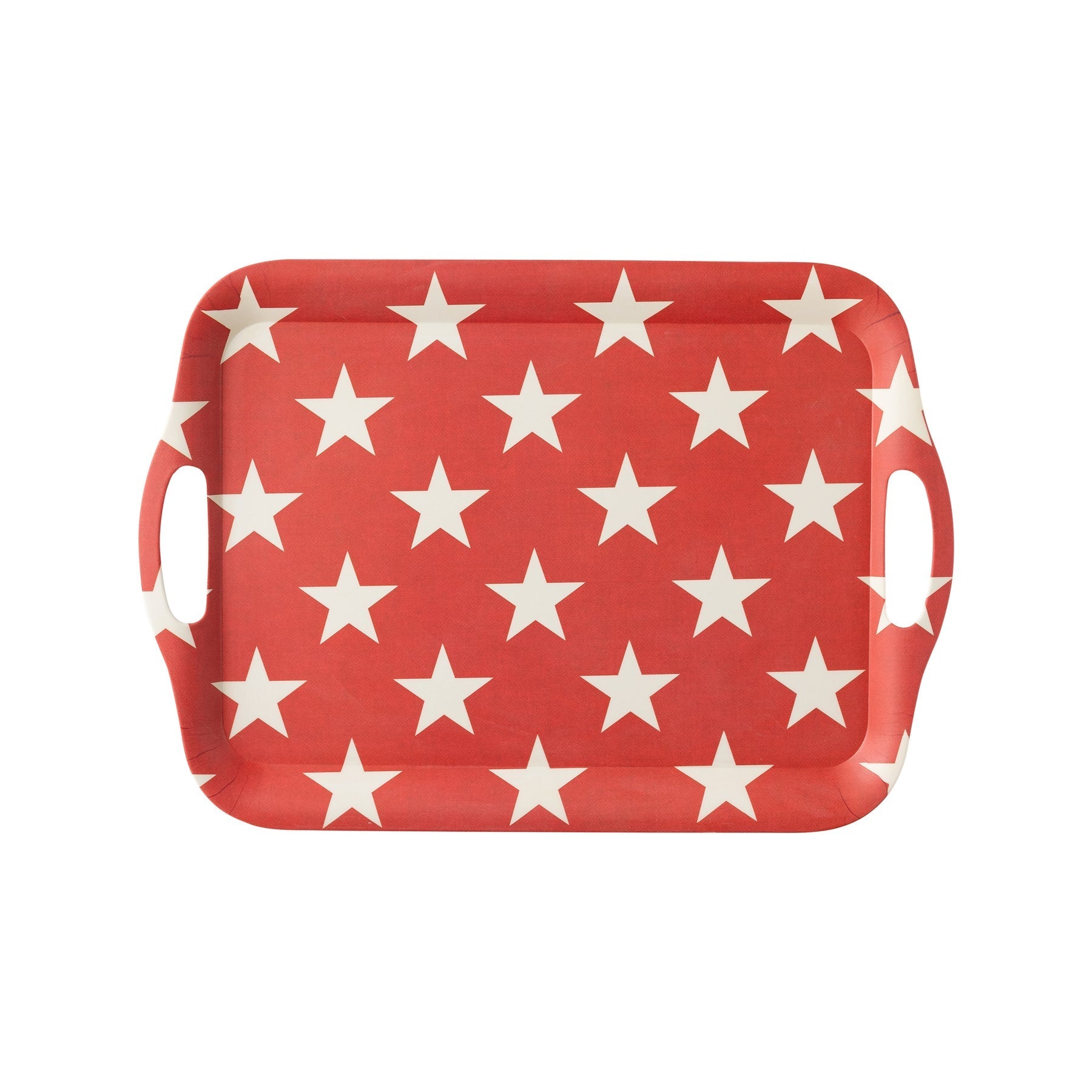 Red Star Reusable Bamboo Tray - Oh My Darling Party Co-4th july4th of Julyamerica #Fringe_Backdrop#