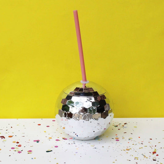 Silver Disco Drink Cup - Oh My Darling Party Co-bachelorettebachelorette partybachelorette party cups #Fringe_Backdrop#