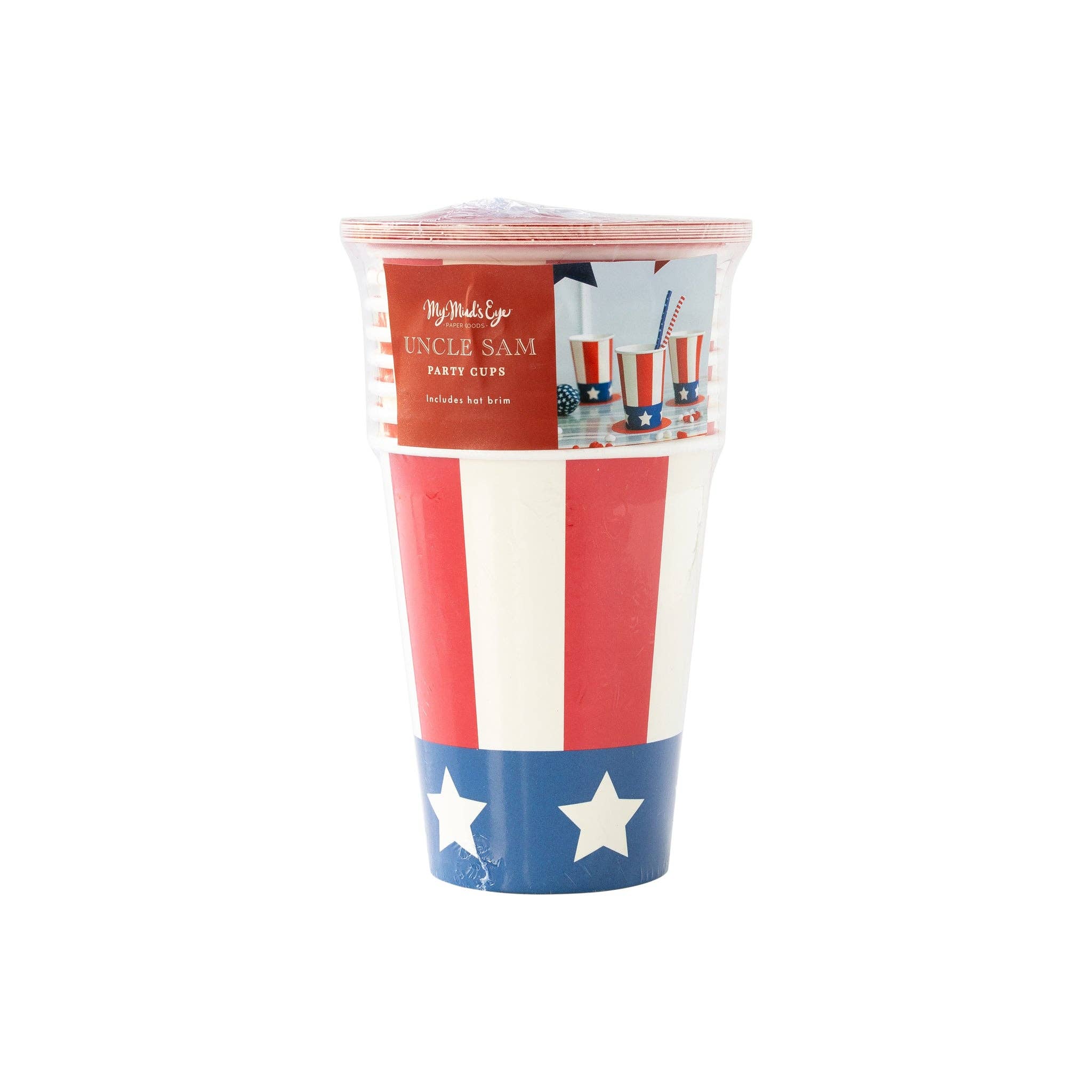 SSP916 - Uncle Sam Paper Cups - Oh My Darling Party Co-Faire #Fringe_Backdrop#