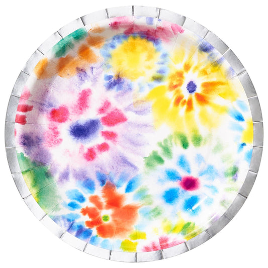 Tie Dye Large Plate - Oh My Darling Party Co-90's collectionall smilesFaire #Fringe_Backdrop#