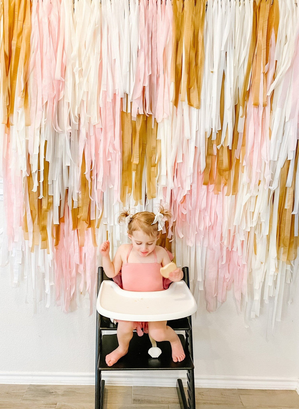 Tiny Dancer Backdrop - Oh My Darling Party Co-baby showerblushbridal shower #Fringe_Backdrop#