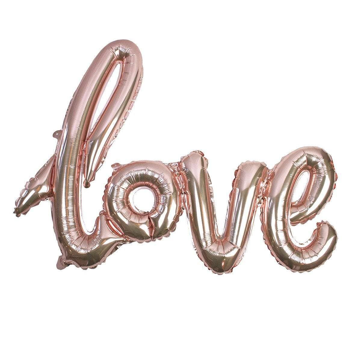 Truly Romantic Rose Gold Love Balloon - Oh My Darling Party Co-Faire #Fringe_Backdrop#