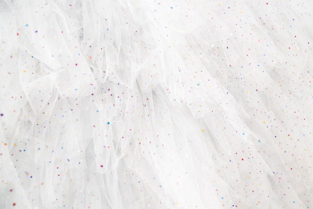 Tulle Backdrop: Stars - Oh My Darling Party Co-1st birthdaybaby pinkbridal #Fringe_Backdrop#
