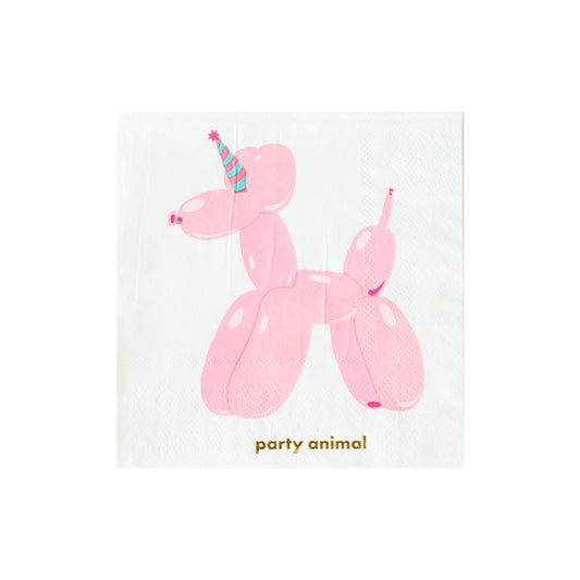 Witty "Party Animal" Cocktail Napkins - 20 Pk. - Oh My Darling Party Co-Faire #Fringe_Backdrop#